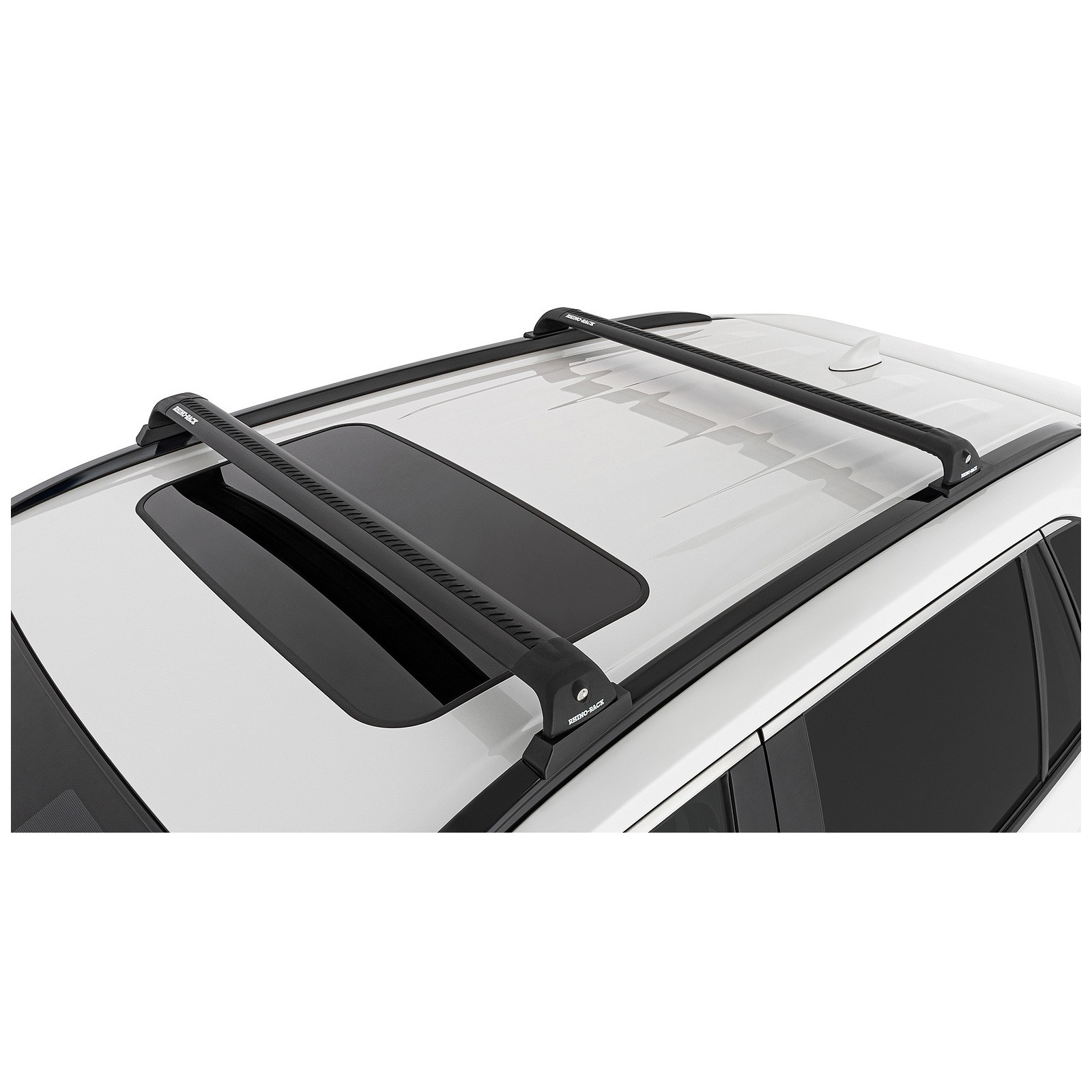 Kit 2 barres de toit noires RHINO-RACK Vortex RVP • RVP81 