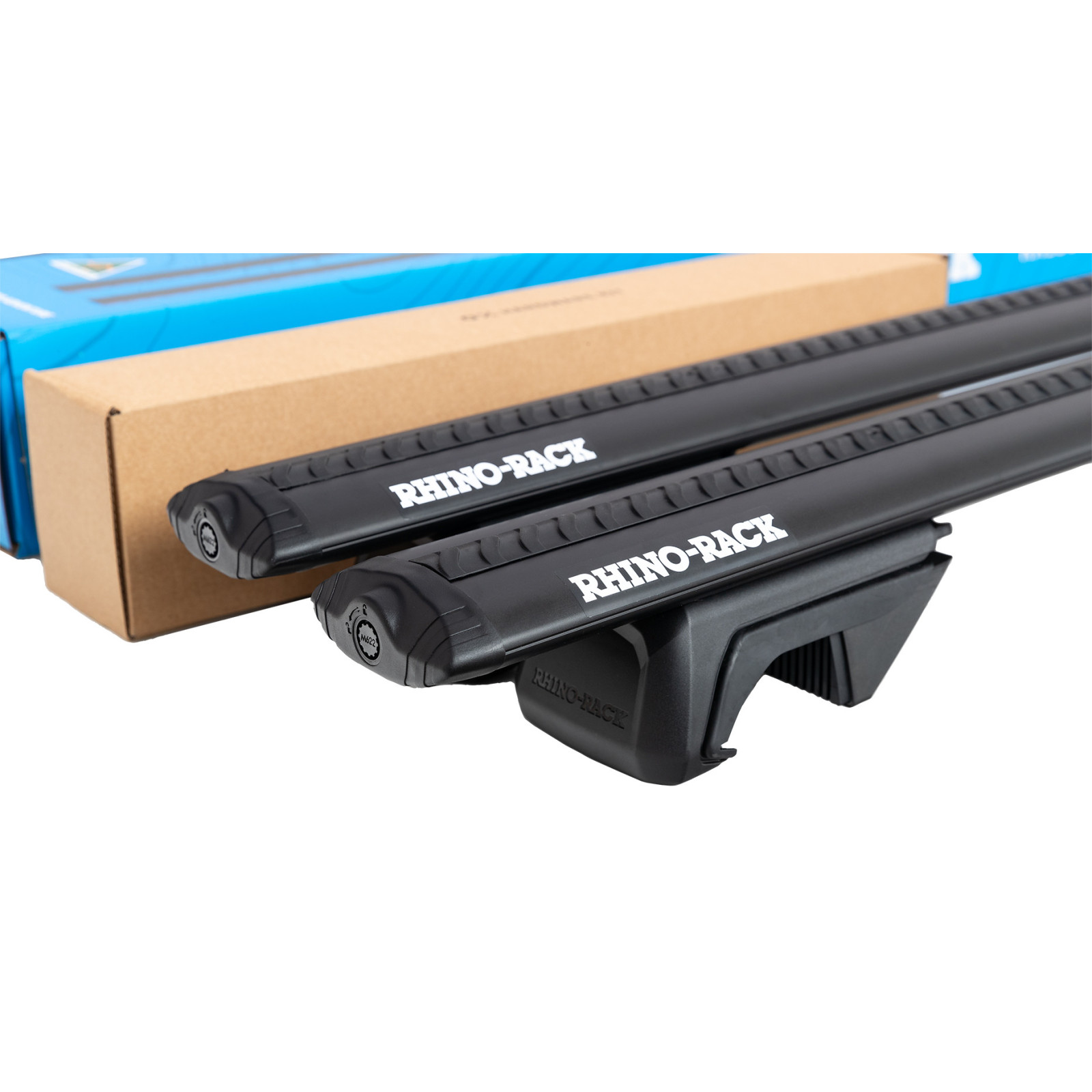 Kit 2 barres de toit noires RHINO-RACK Vortex RX • RXB1VA137 