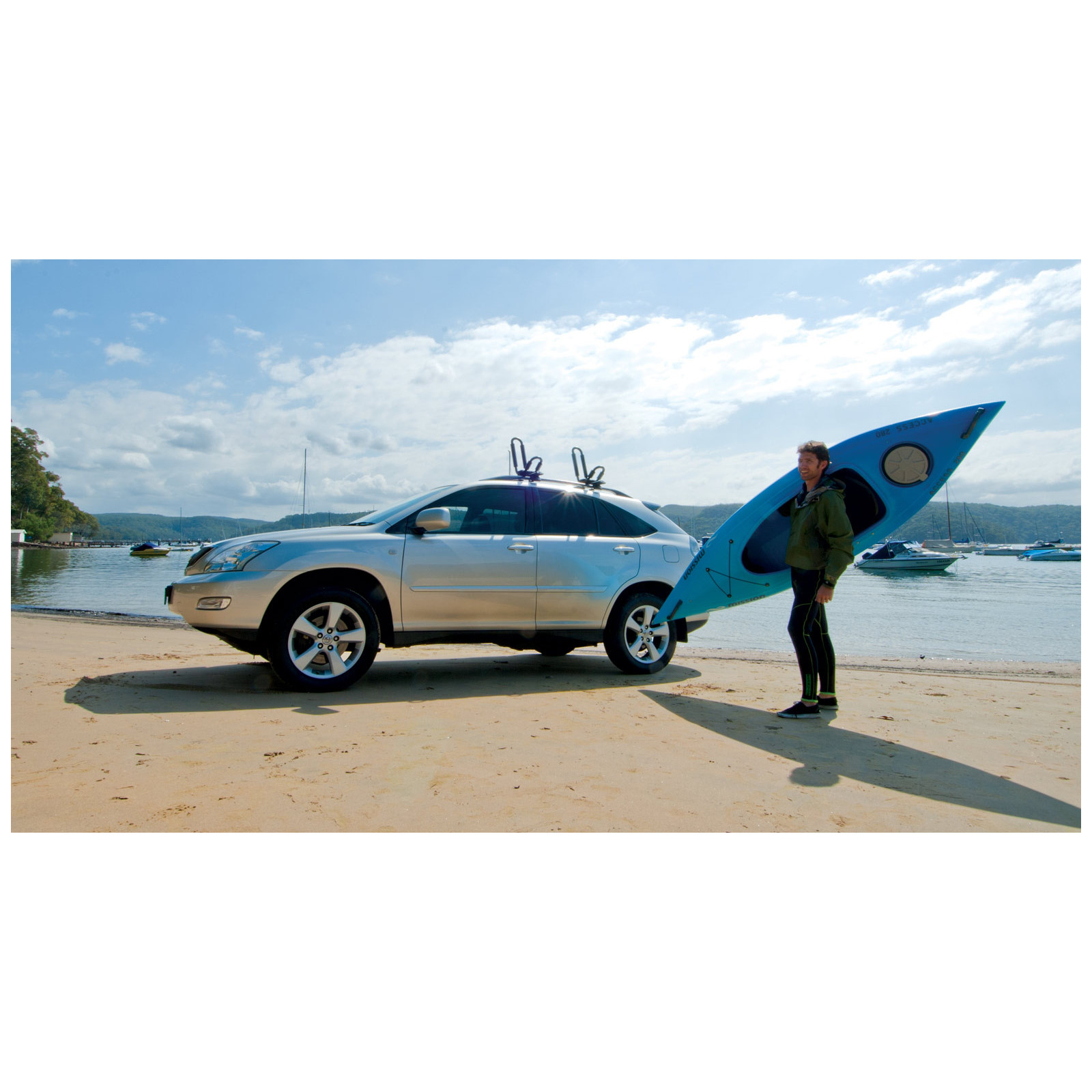 Fixed J Style Kayak Carrier Rhino Rack 