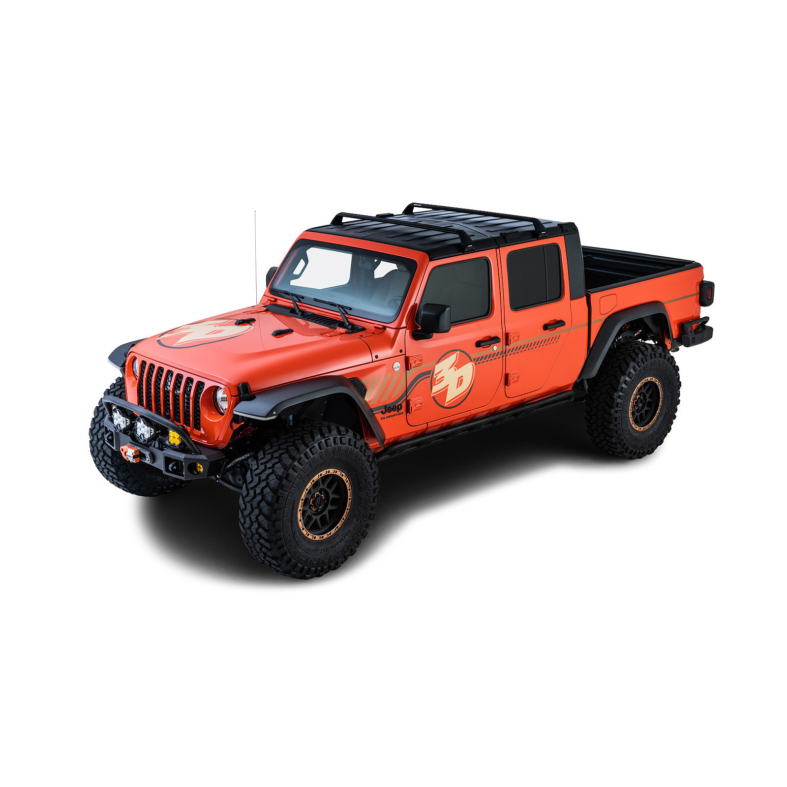 Kit 2 barres de toit noires RHINO-RACK Vortex RX • SG59 