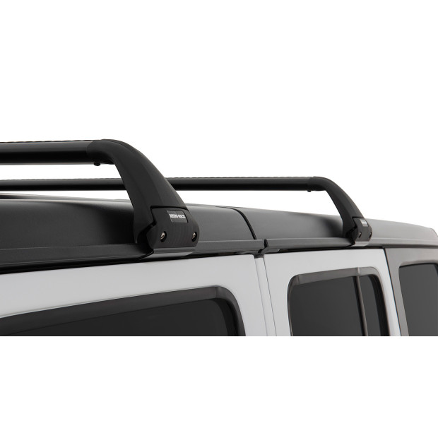 Kit 2 barres de toit noires RHINO-RACK Vortex RX • SG59 