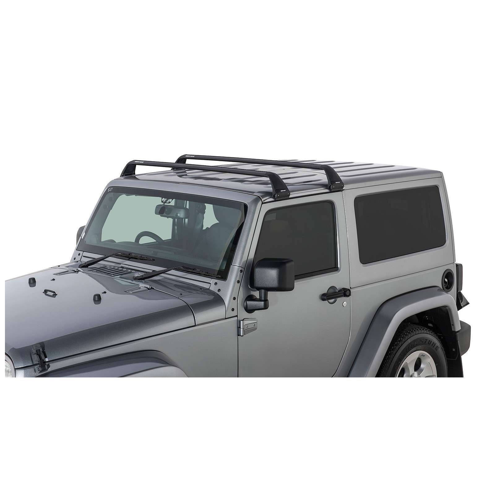 Kit 2 barres de toit noires RHINO-RACK Vortex RX • SG60 