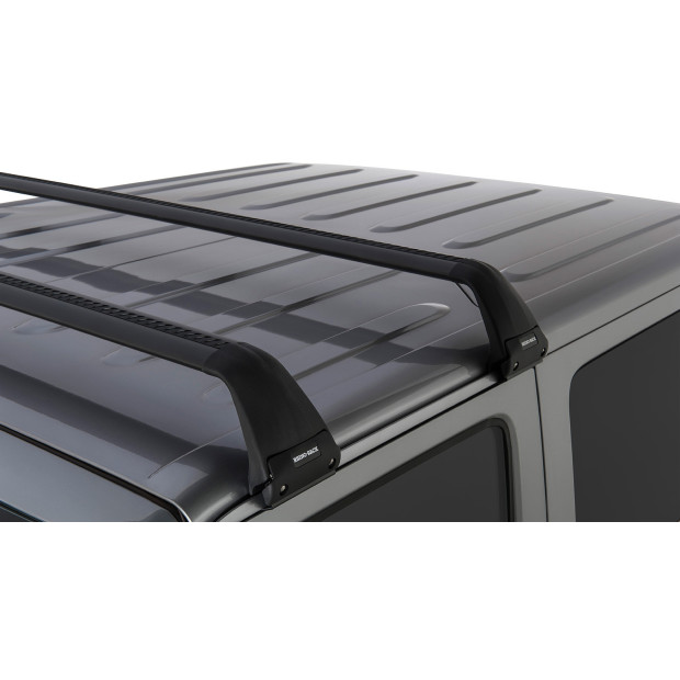 Kit 2 barres de toit noires RHINO-RACK Vortex RX • SG60 