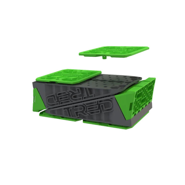 Rampes de mise à niveau Tred GT Levelling avec cales d'appui au sol pieds de cellule 