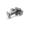 Axe Fileté M10x45 1500kg pour rail Aero 