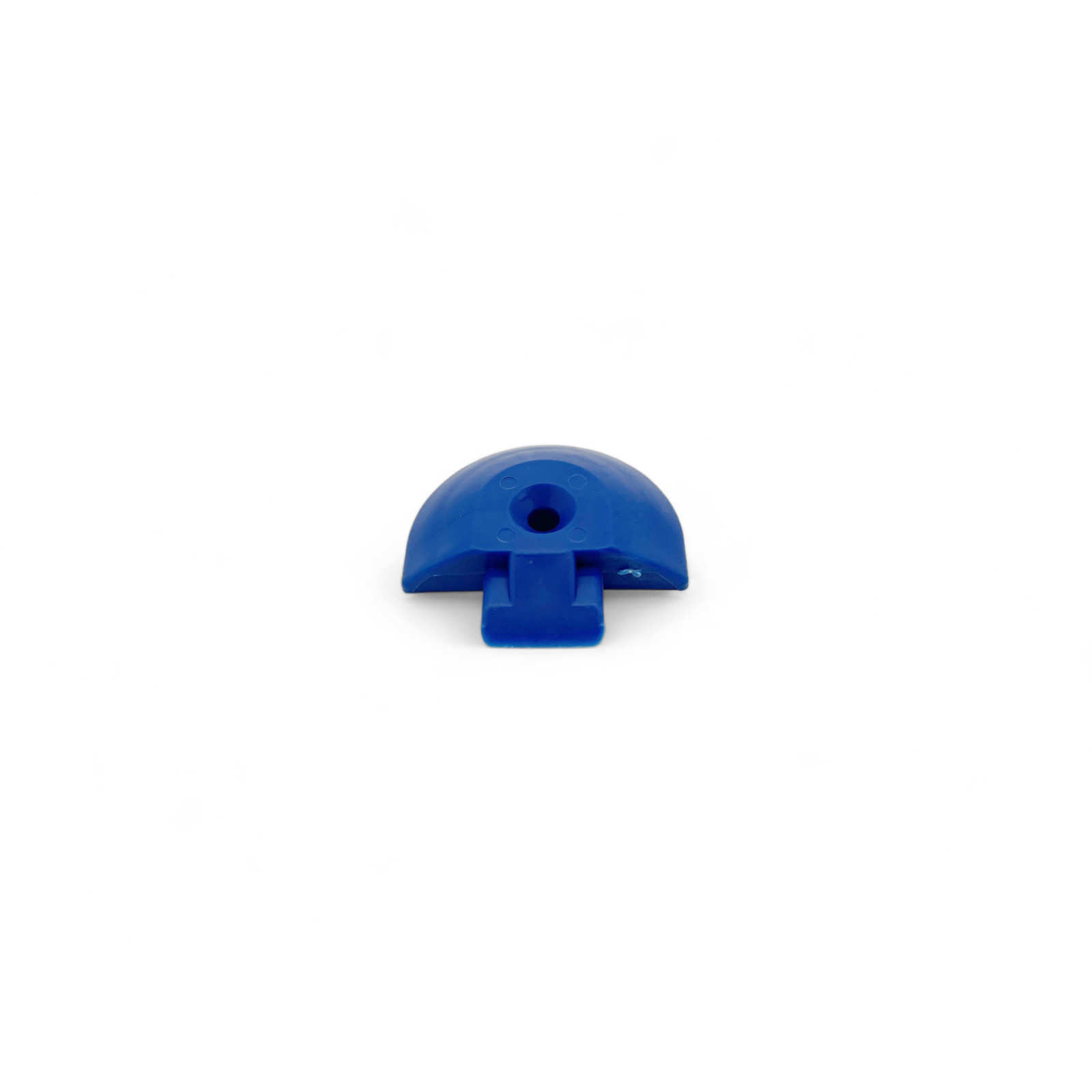 Embout plastique bleu pour rail Aero semi circulaire 