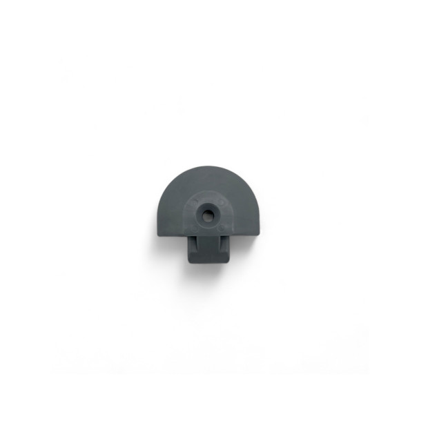 Embout plastique gris pour rail Aero semi circulaire 
