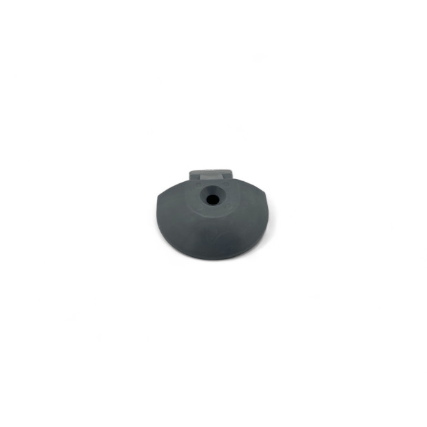 Embout plastique gris pour rail Aero semi circulaire 