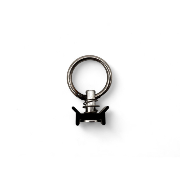 Pion simple arrimage Aero noir avec anneau 1500Kg 