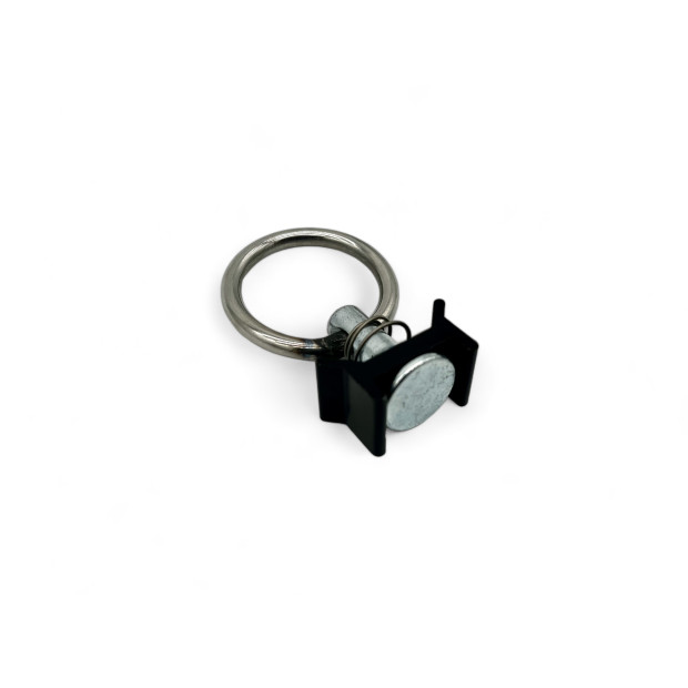 Pion simple arrimage Aero noir avec anneau 1500Kg 