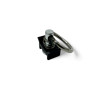 Pion simple arrimage Aero noir avec anneau 1500Kg 