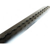 Rail arrimage Aero semi circulaire aluminium anodise noir 1000mm 