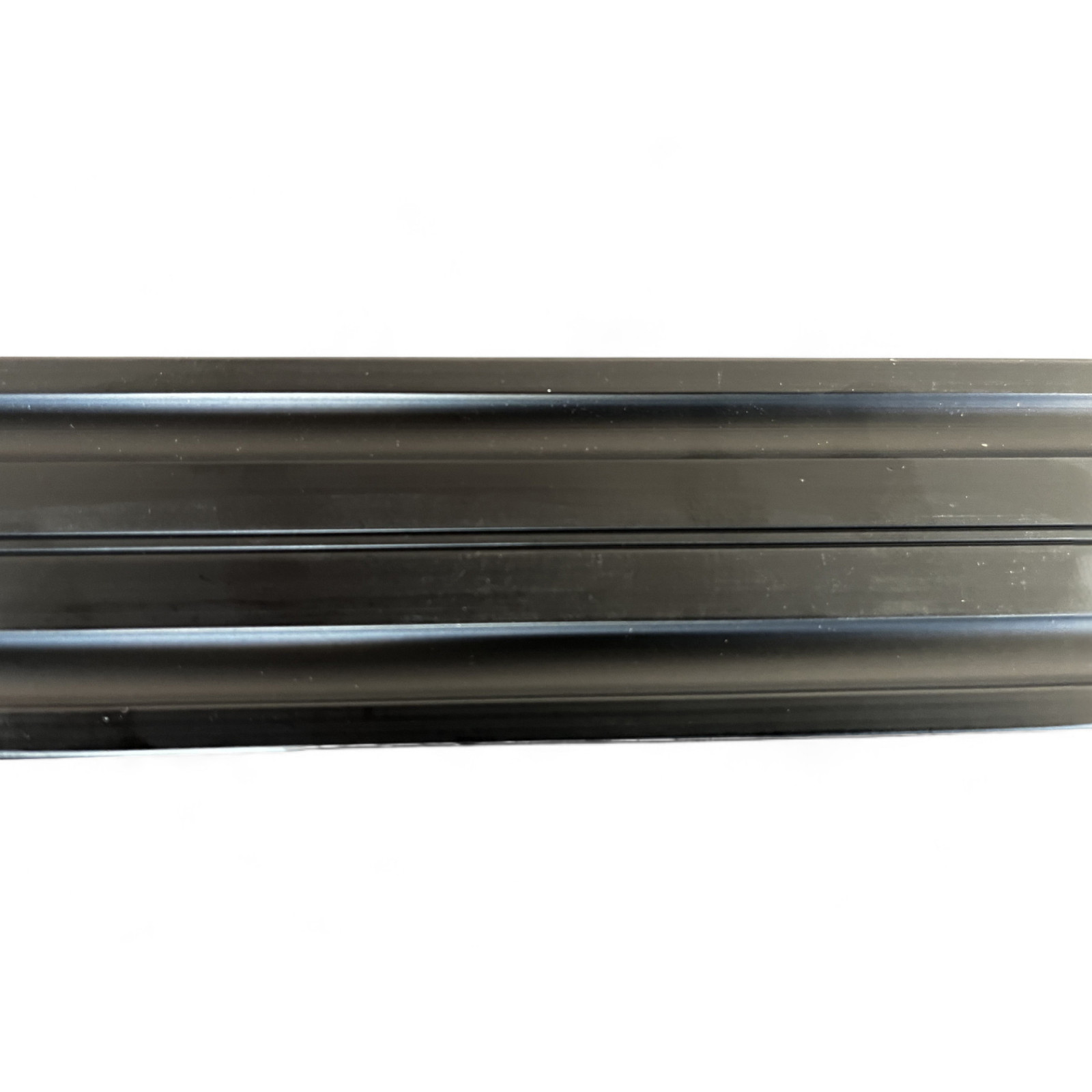 Rail arrimage Aero semi circulaire aluminium anodise noir 1000mm 