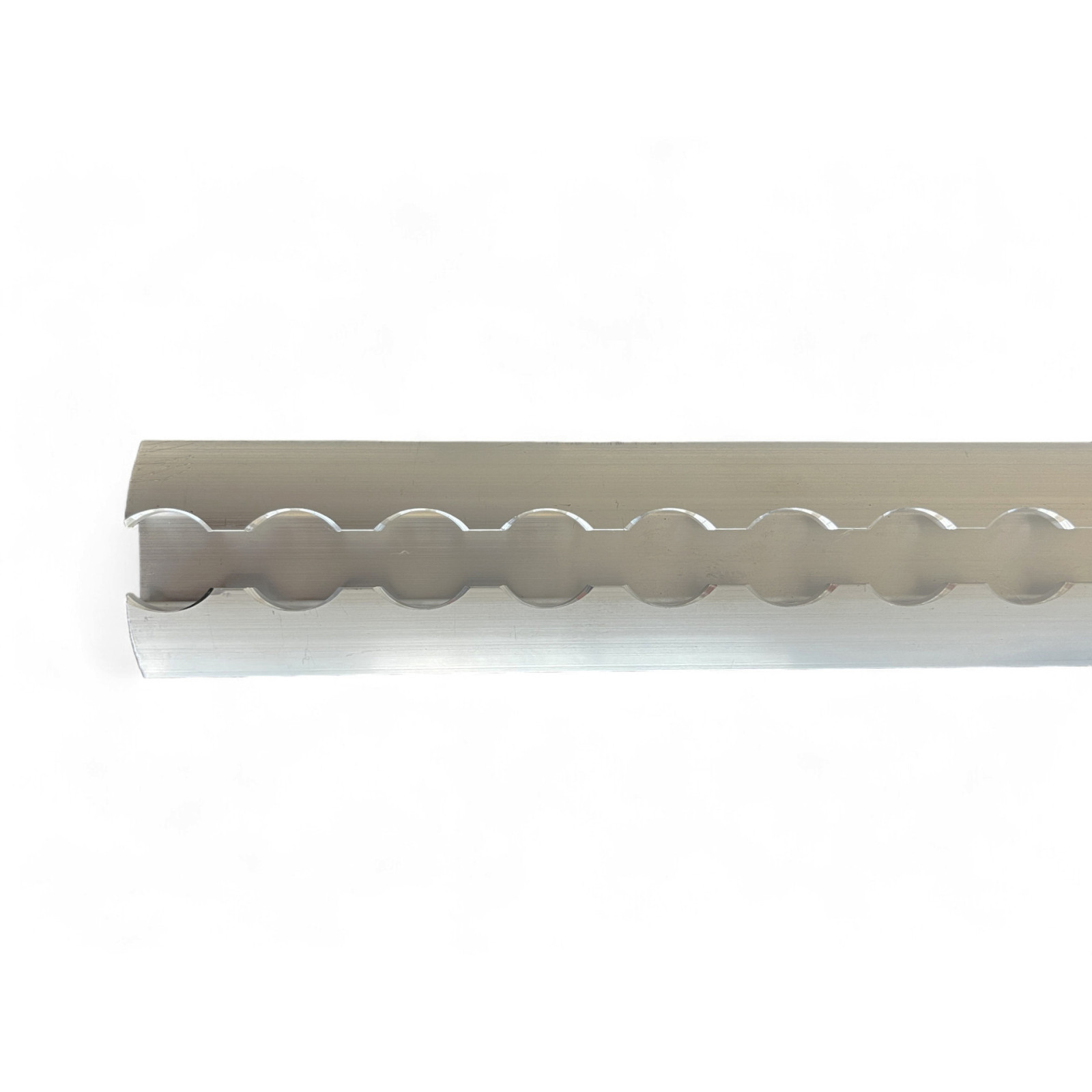 Rail arrimage Aero semi circulaire aluminium anodise 2000m 