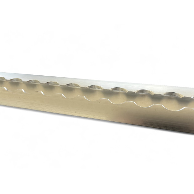 Rail arrimage Aero semi circulaire aluminium anodise 2000m 