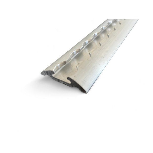 Rail arrimage Aero semi circulaire aluminium anodise 2000m 