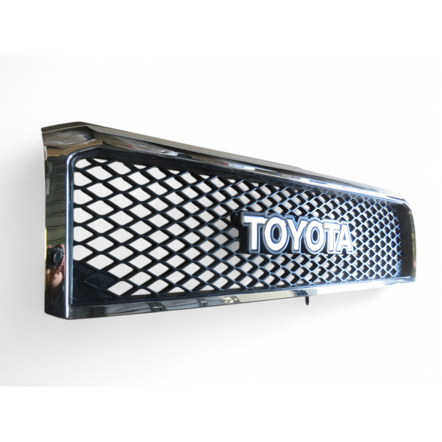 Calandre chromée lettrage TOYOTA HZJ7 GRJ7 2007-2023 