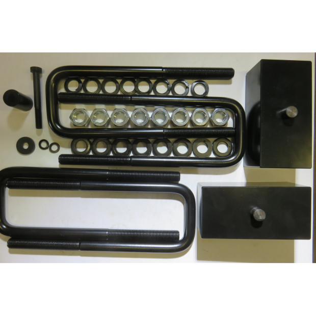Paire de cales de lames de suspension 45mm Hilux Vigo Revo et Dmax 2012-2020 