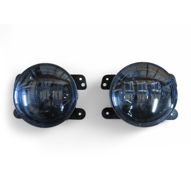 Feux antibrouillard leds avec feu de jour pour Jeep Wrangler JK - la paire 