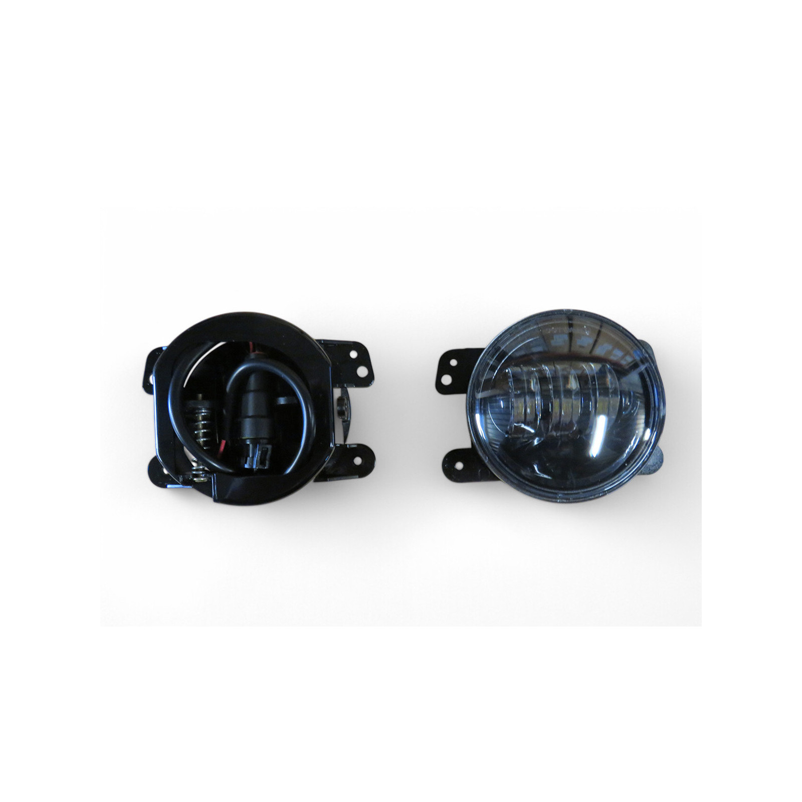 Feux antibrouillard leds avec feu de jour pour Jeep Wrangler JK - la paire 