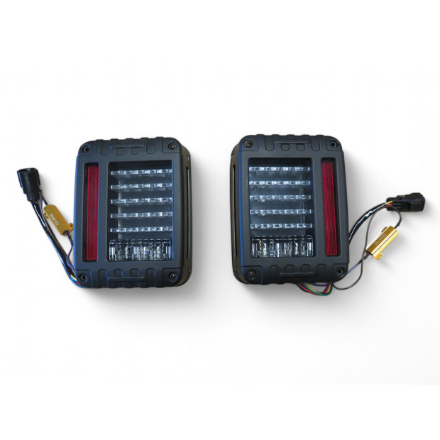 Feux arrière à leds version europe pour Jeep Wrangler JK - la paire 