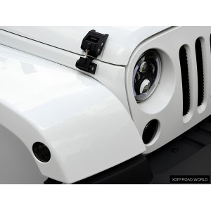 Feux répétiteurs clignotants fumés leds pour Jeep Wrangler JK - la paire 
