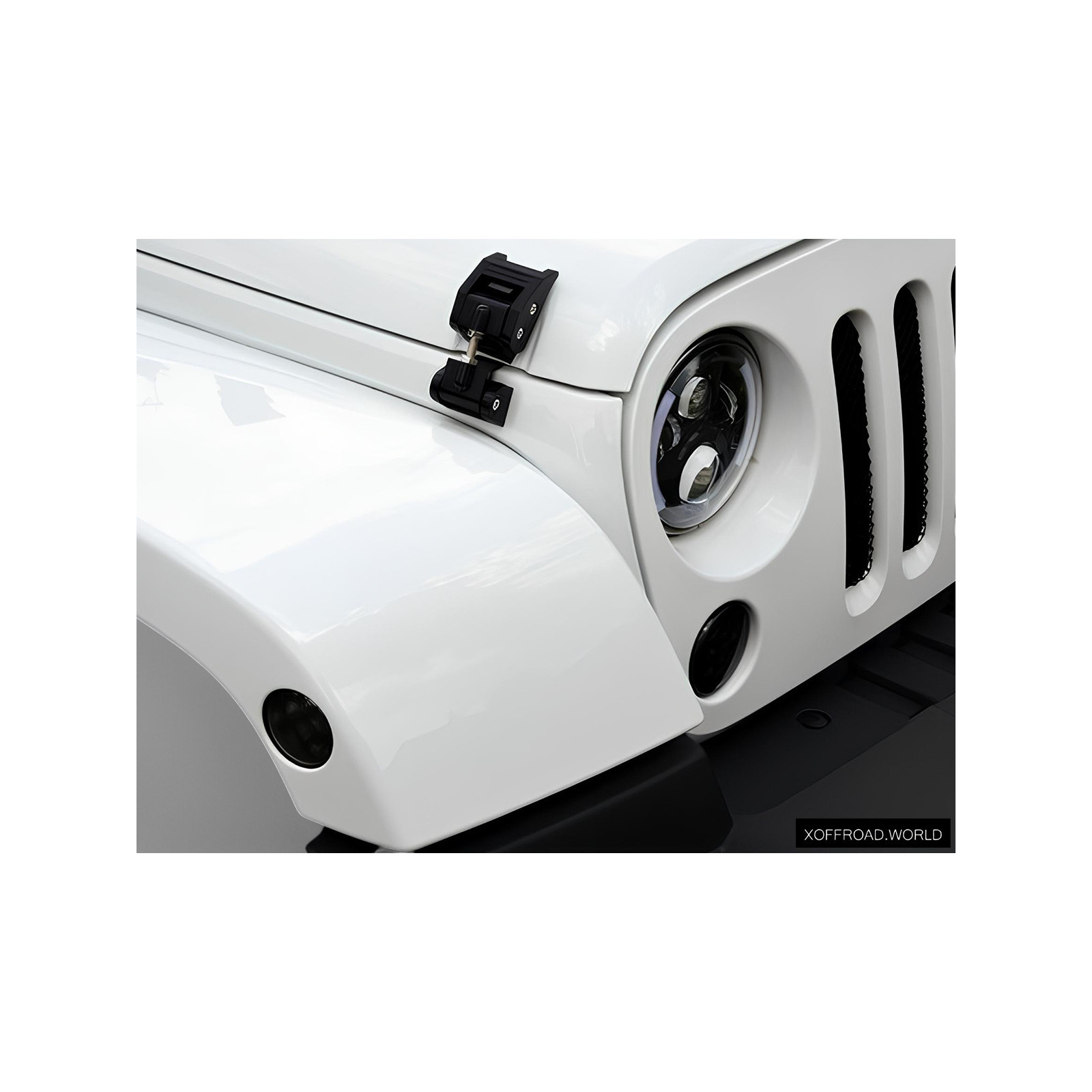 Feux répétiteurs clignotants fumés leds pour Jeep Wrangler JK - la paire 