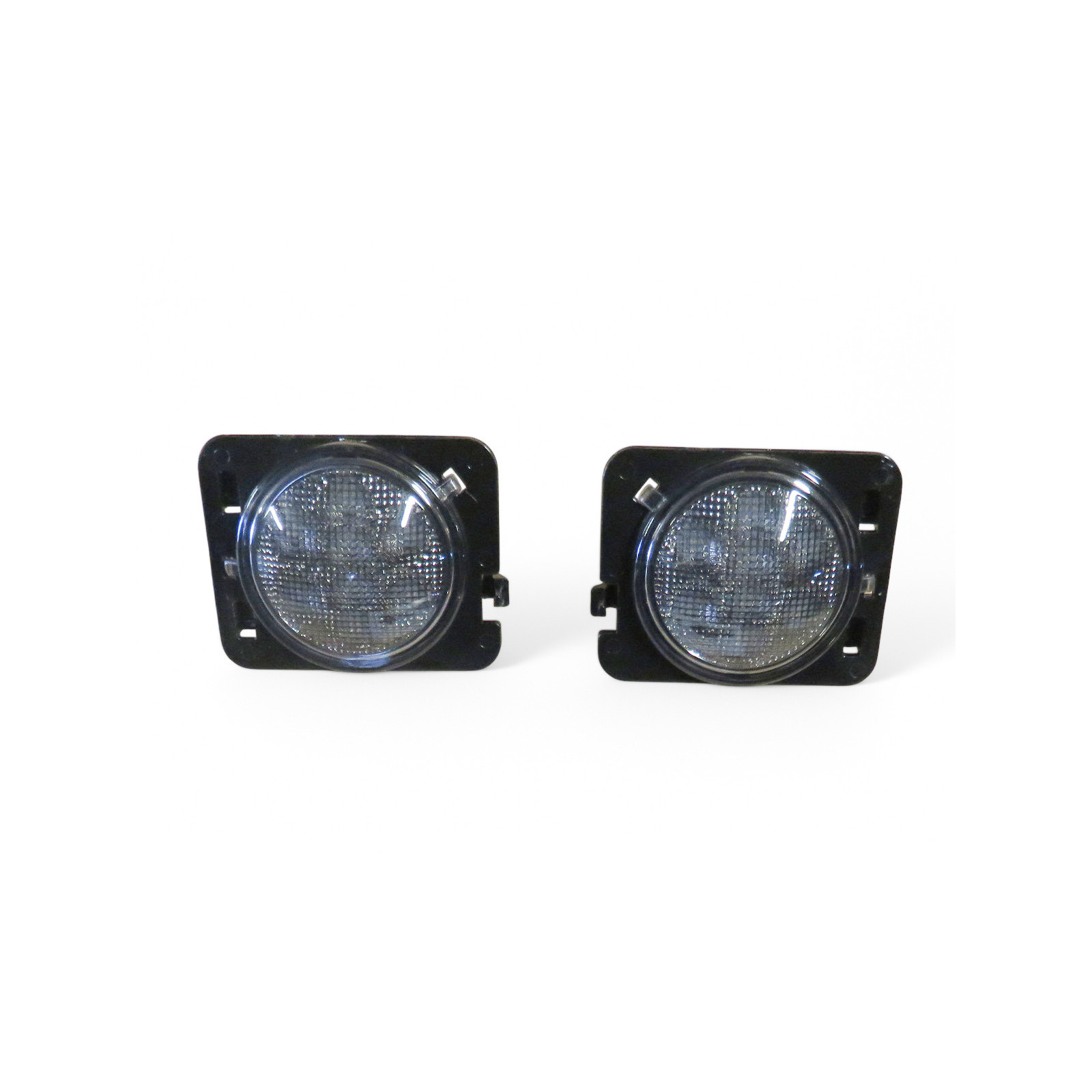 Feux répétiteurs clignotants fumés leds pour Jeep Wrangler JK - la paire 