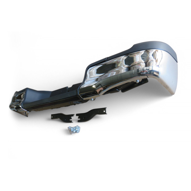 Pare chocs arrière chromé complet adaptable pour Hilux Revo 
