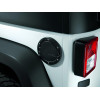 Trappe à carburant en aluminium noir satiné pour Jeep Wrangler JK 