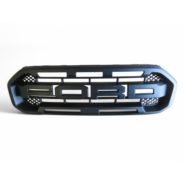 Calandre complète noire Raptor Ford Ranger T8 2019- (sauf Wiltrak) 