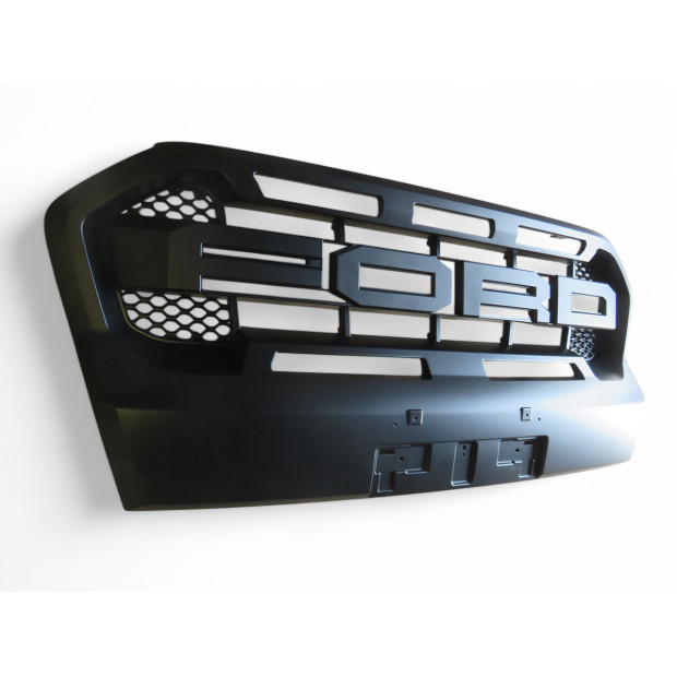 Calandre complète noire Raptor Ford Ranger Wildtrak T8 2019-2023 