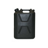 Jerrycan carburant - plastique noir 10L - avec bec verseur amovible 