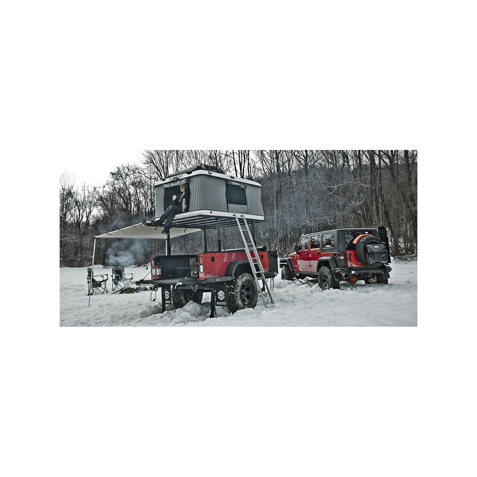 Tente de Toit à Coque Rigide JAMES BAROUD GRAND RAID X EVO 