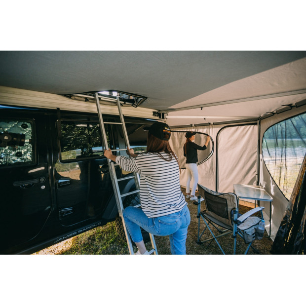Tunnel Gauche JAMES BAROUD SPACE pour un accès direct à la tente depuis le auvent latéral JAMES BAROUD 