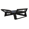 Hardtop Contour noir lisse avec fenêtre latérale pour Mitsubishi L200 2016+ DC Alu-Cab 
