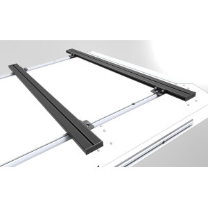 Barre de toit transversale longueur 1250 mm Alu-Cab 