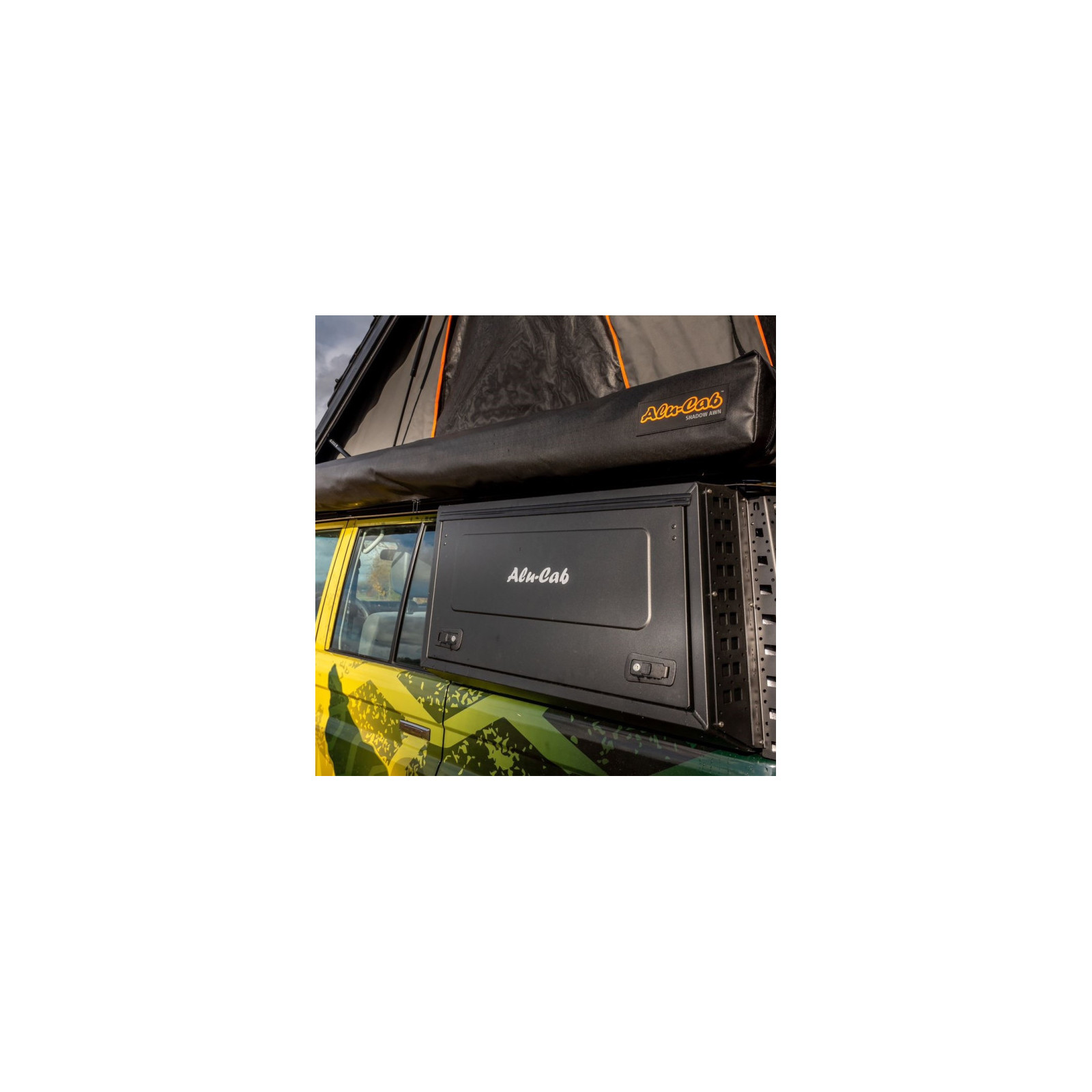 Coffre latéral gauche pour toit relevable THOR Toyota Land Cruiser 76 Alu-Cab 