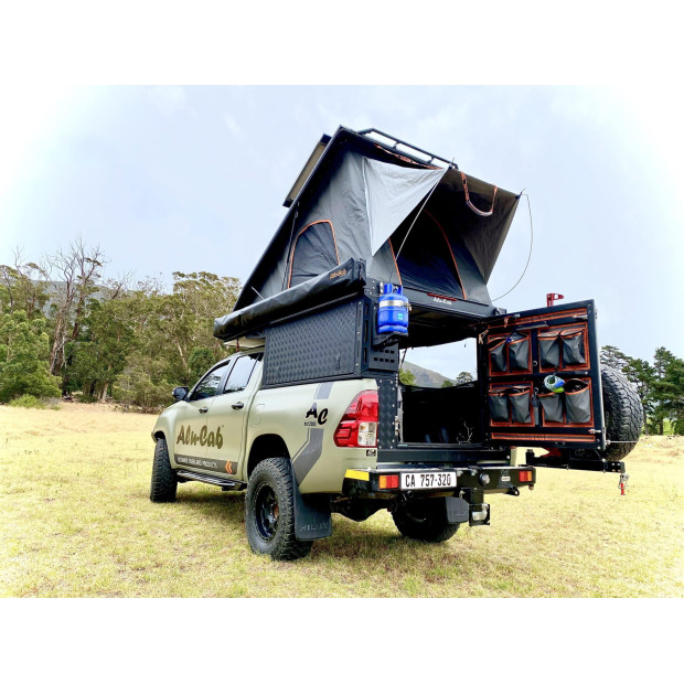 Sacs en toile coté porte hardtop camper Alu-Cab 