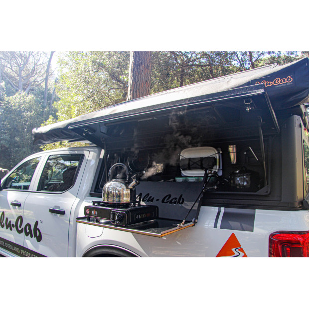 Ensemble de cuisine complet 1250mm avec compartiments latéral pour hardtop Contour Alu-Cab 