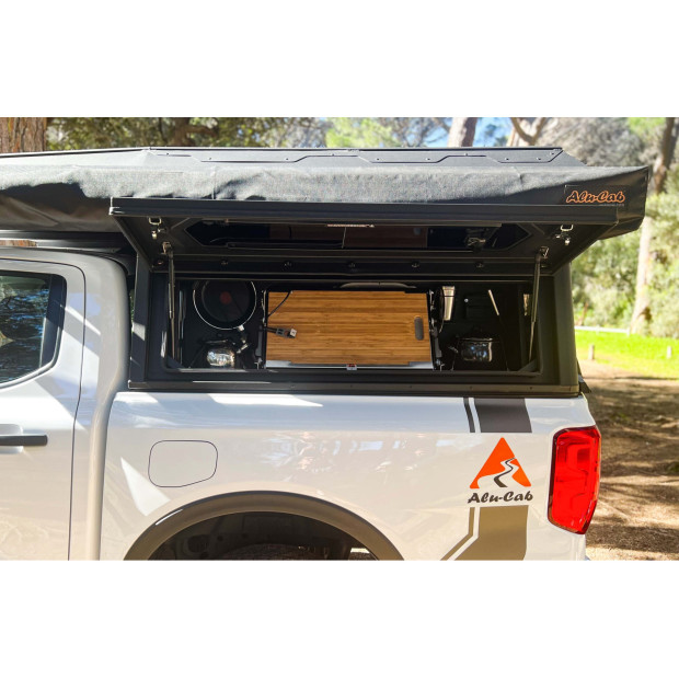 Ensemble de cuisine complet 1250mm avec compartiments latéral pour hardtop Contour Alu-Cab 