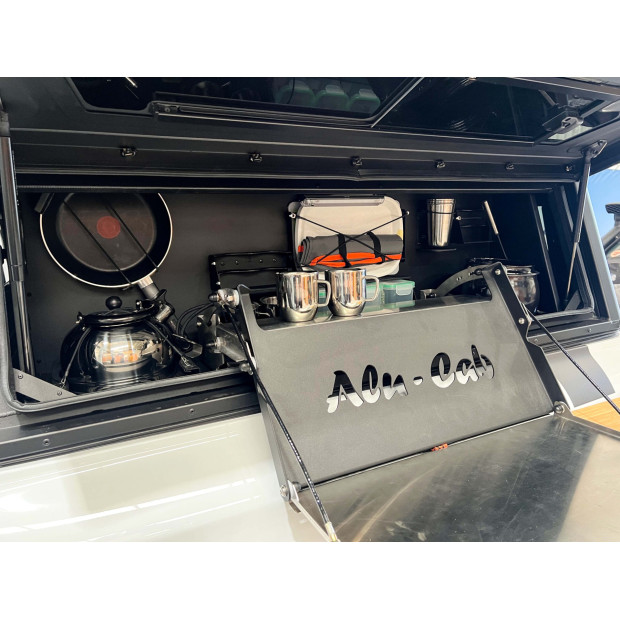 Ensemble de cuisine complet 1250mm avec compartiments latéral pour hardtop Contour Alu-Cab 
