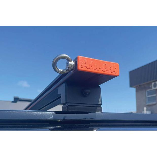 Embout orange droit de barre de toit Alu-Cab 