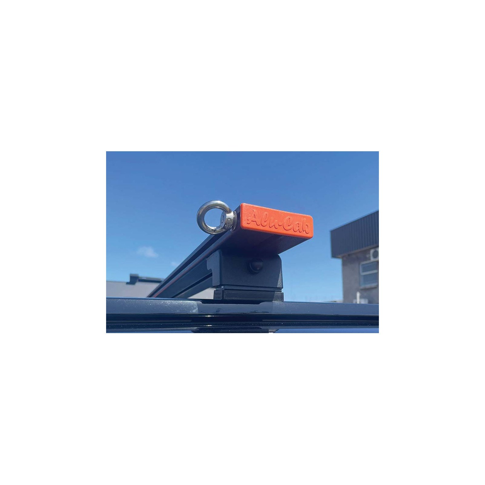 Embout orange droit de barre de toit Alu-Cab 