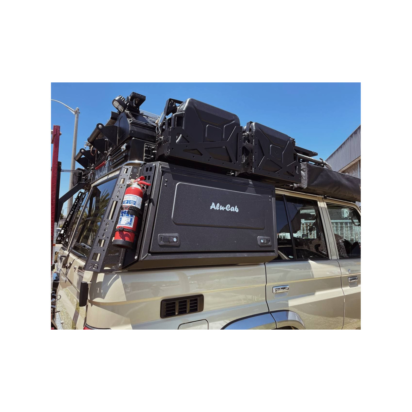 Kit cuisine pour coffre de rangement latéral droit Toyota Land Cruiser 76 Alu-Cab 