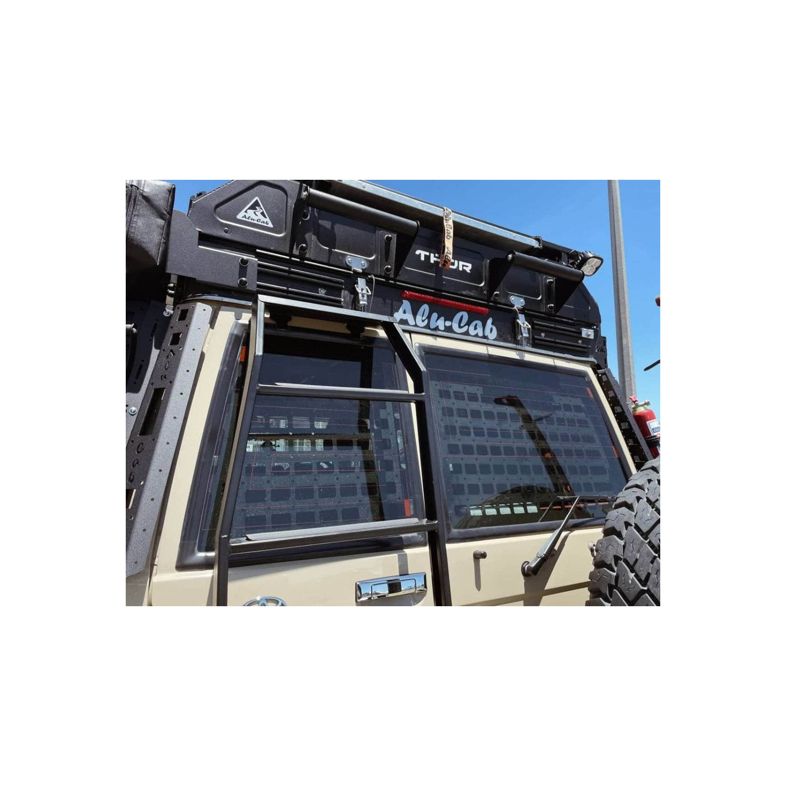Plaques Molle pour portes arrière Toyota GRJ 76 Alu-Cab 