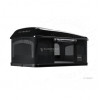 Tente de toit AUTOHOME Maggiolina Grand Tour 360° Medium X-Long • Coque Noire • Toile Carbone • 777397 