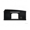 Tente de toit AUTOHOME Maggiolina Grand Tour 360° Medium X-Long • Coque Noire • Toile Carbone • 777397 