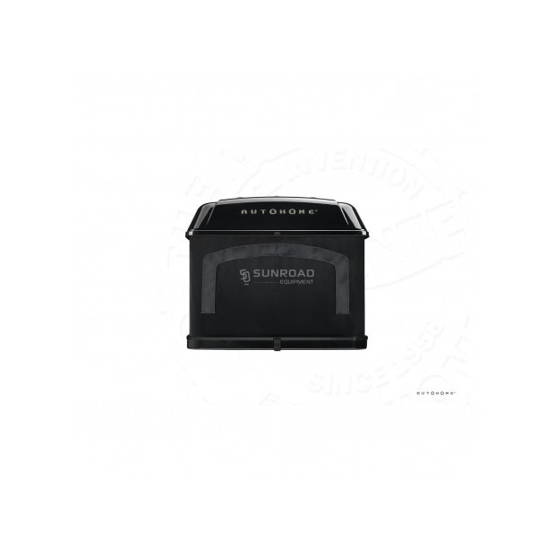 Tente de toit AUTOHOME Maggiolina Grand Tour 360° Medium X-Long • Coque Noire • Toile Carbone • 777397 