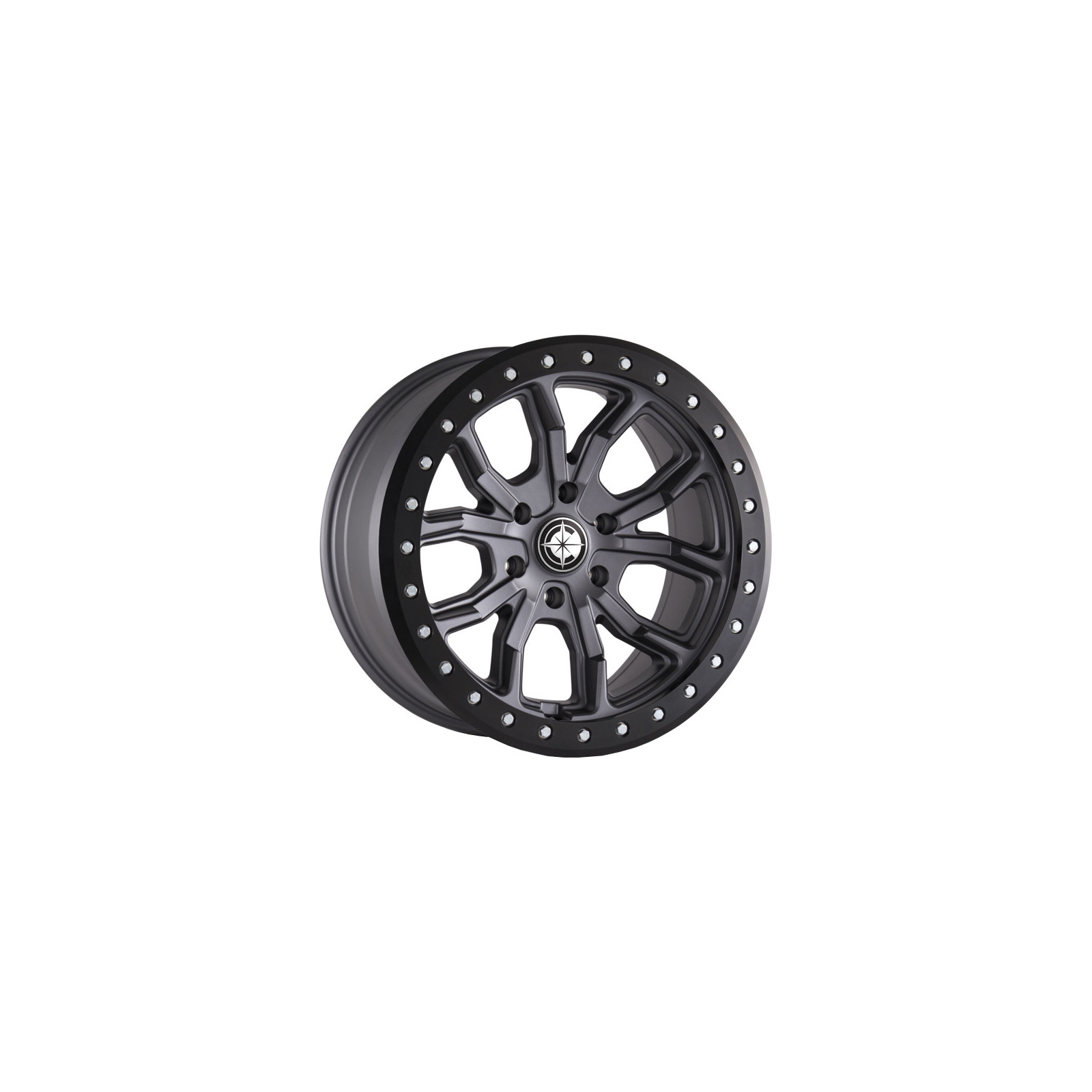 Jante aluminium 4x4 Oc Wheels 9303 Dual Tek Matte Gunmetal 9x17 6x139.7 ET0 CB110 